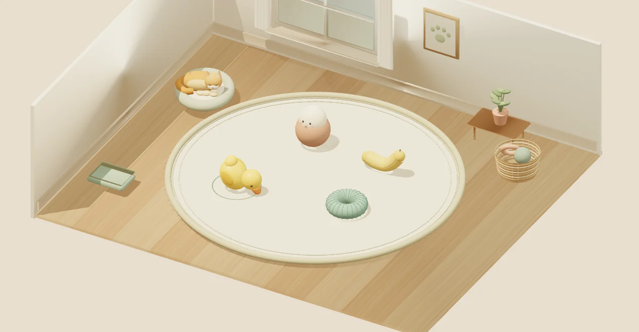 Pet Toy Room game scene